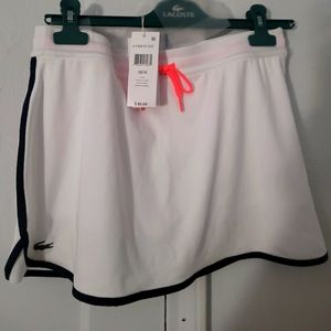 NWT Lacoste White Tennis Skirt with shorts inside (Size 38/6)